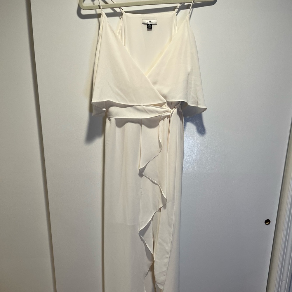 HALSTON Women's Evening Dress with Draped Details in Size 4